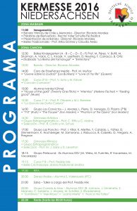 Programa kermesse 2016