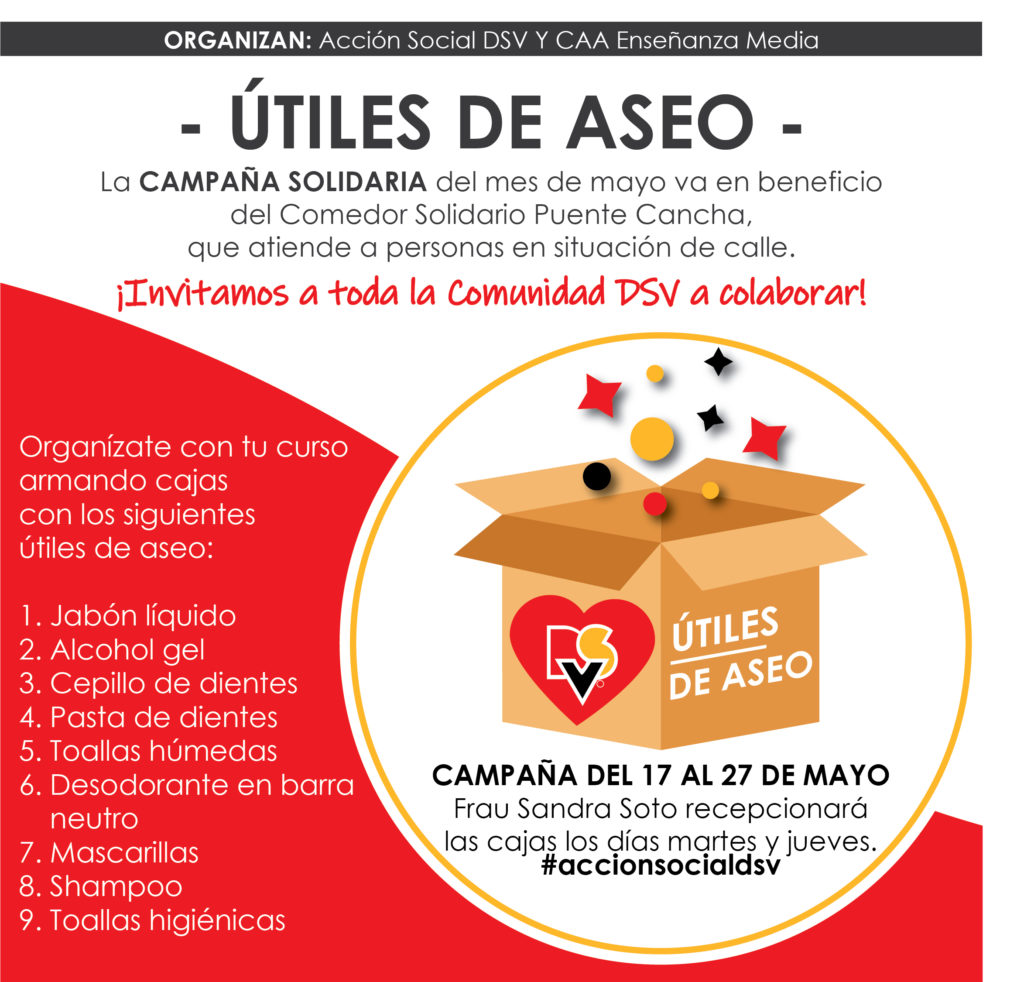 Campaña solidaria mes de Mayo