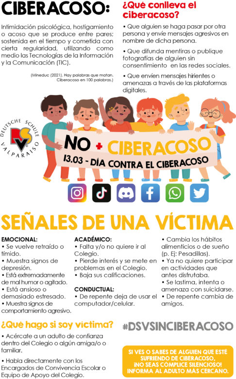 13 de marzo – Día contra el Ciberacoso Escolar | Colegio Alemán de ...