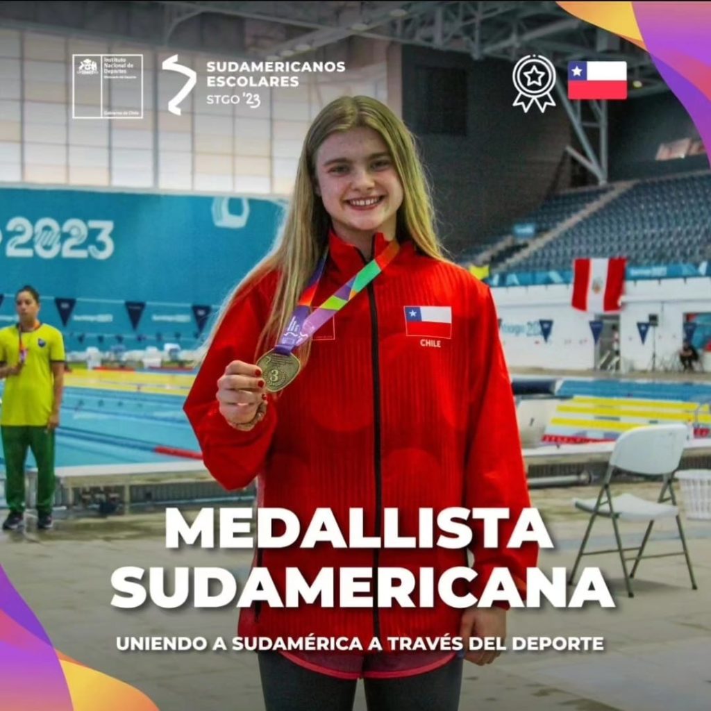 Laura Fingerhuth - Medallista en Juegos Escolares Sudamericanos 2023
